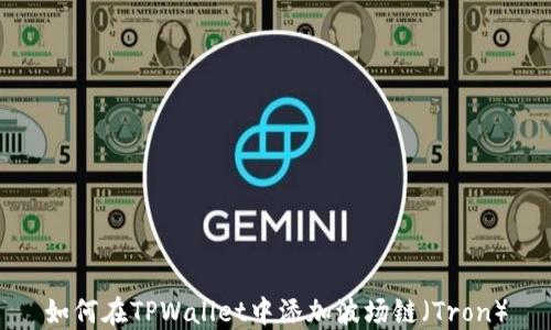 
如何在TPWallet中添加波场链（Tron）